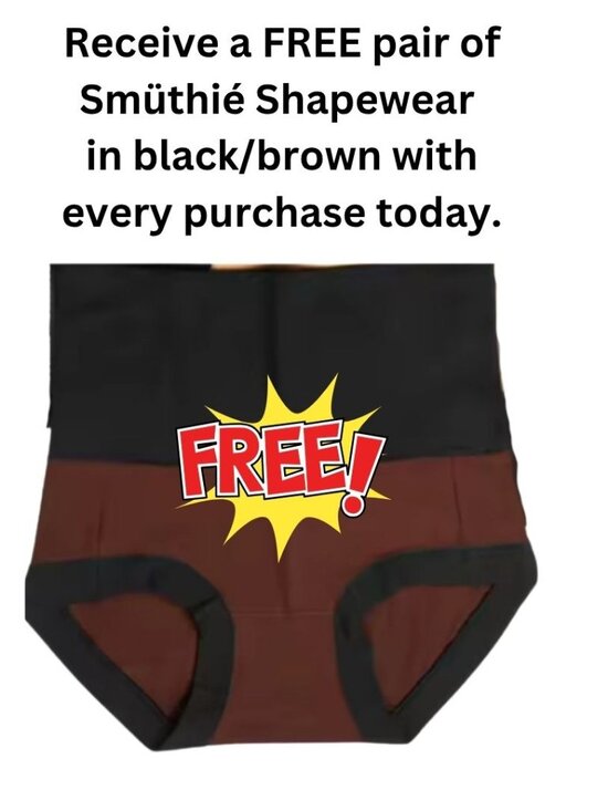 Smuthie High Waisted Tummy Control Shapewear Shorts 1 Pack Free Gifts - Picture 15 of 15